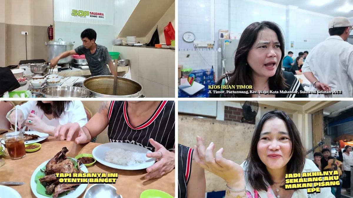 Menikmati kuliner di Makassar