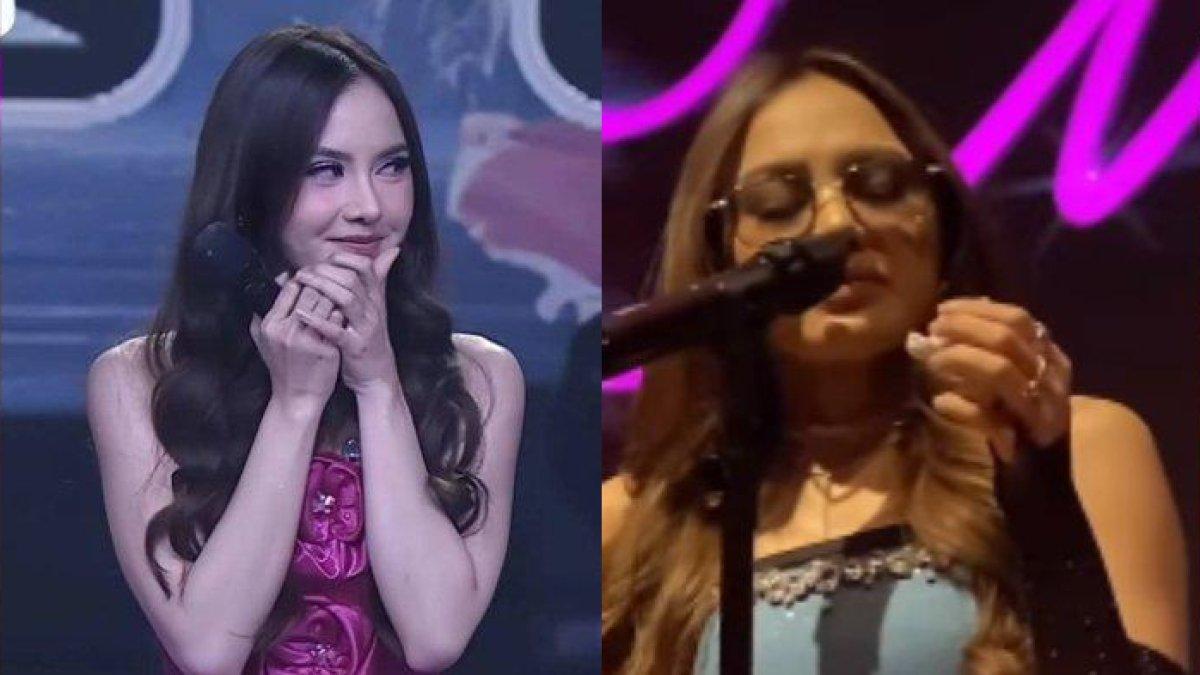 Momen Mahalini nangis sesenggukan di tengah konser imbas banjir hujatan karena operasi plastik.