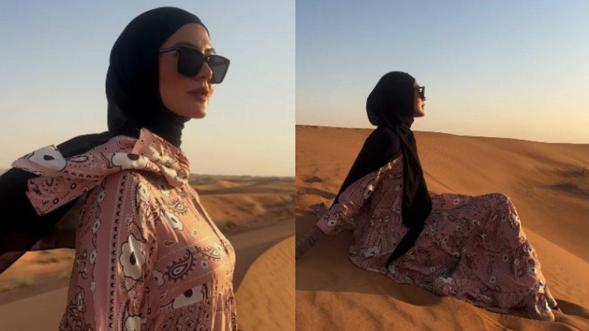 Momen Paula verhoeven sempatkan ke Dubai