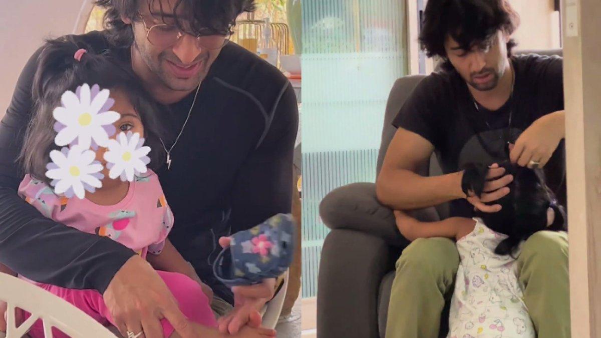 Momen Shaheer Sheikh momong anak