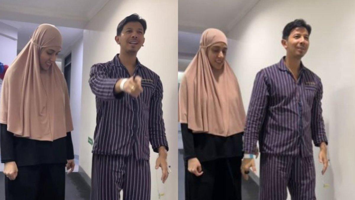 Momen Sonny Septian belajar berjalan