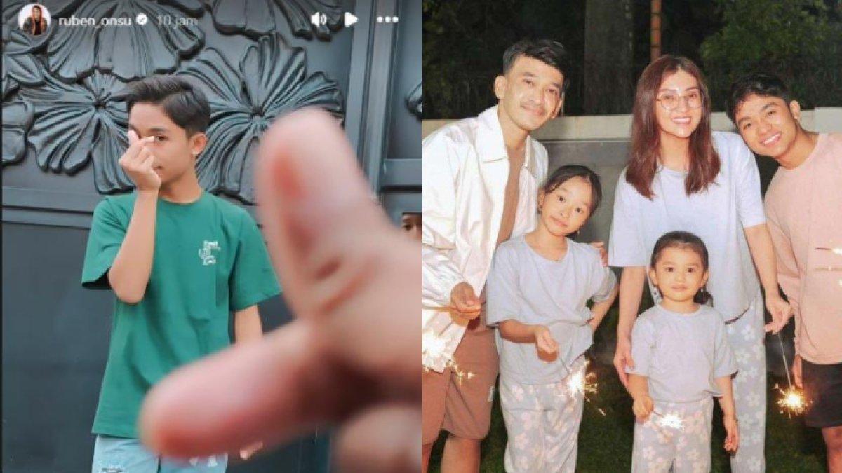KESEDIHAN RUBEN ONSU - 'Rasanya sakit', curhat Ruben Onsu terpisah dari anak usai cerai dari Sarwendah, mental down. 
