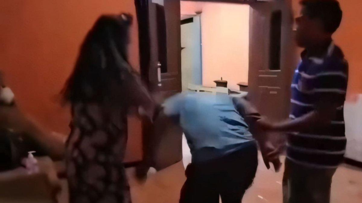 Momen istri tampar suaminya gegara jajan di luar