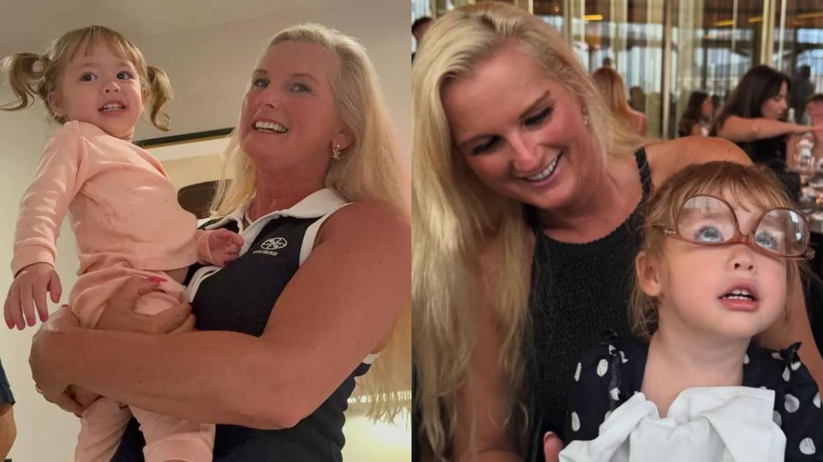 Momen kebersamaan ibunda Justin Hubner dengan anak Jennifer Coppen, Kamari.