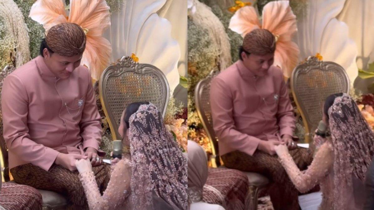 Momen permintaan maaf Mahalini ke Rizky Febian