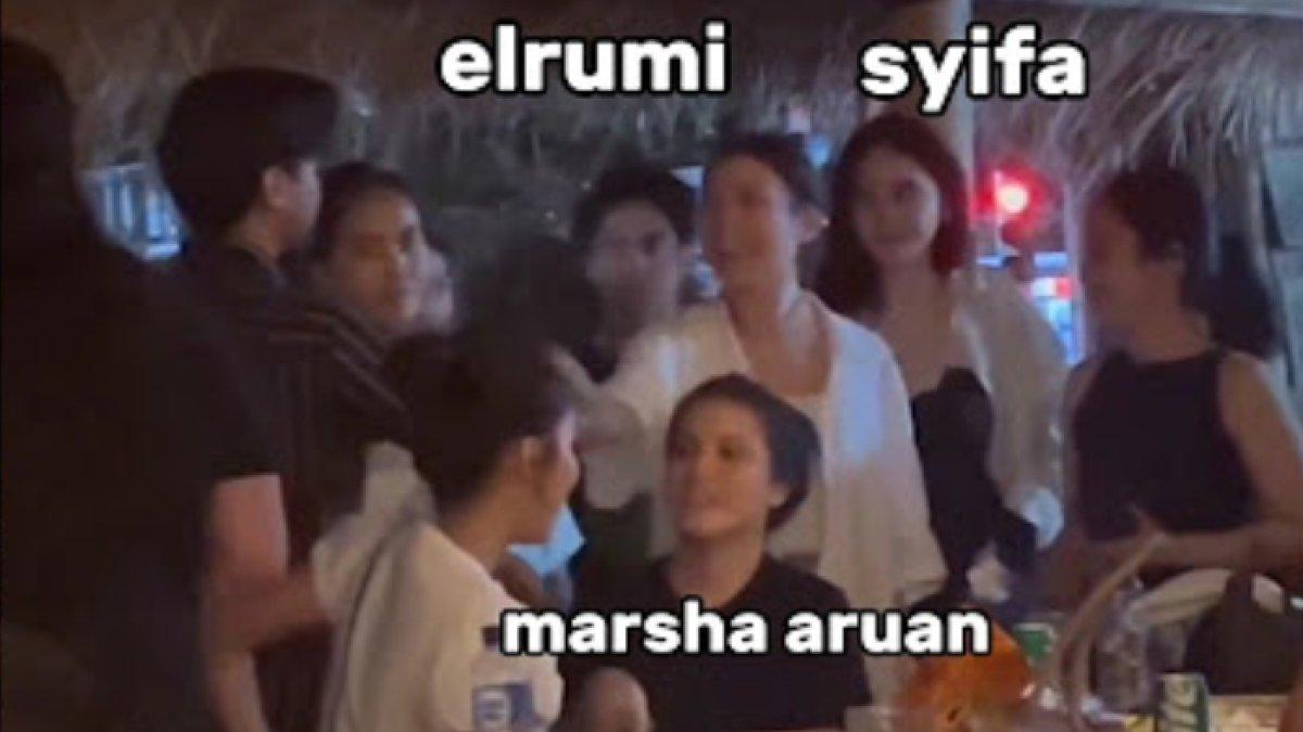 Momen pertemuan Syifa Hadju dan El Rumi dengan Marsha Aruan
