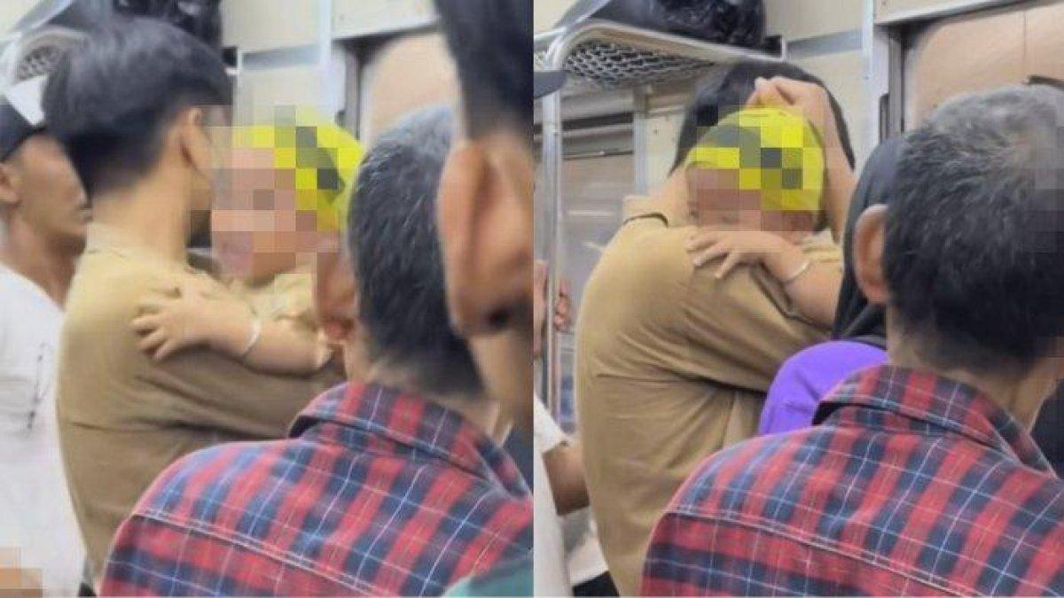 Balita Merintih Kesakitan Dalam Dekapan Ayah, Ternyata Tangan Terjepit Pintu <a href='https://manado.tribunnews.com/tag/krl' title='KRL'>KRL</a>, Begini Kondisinya