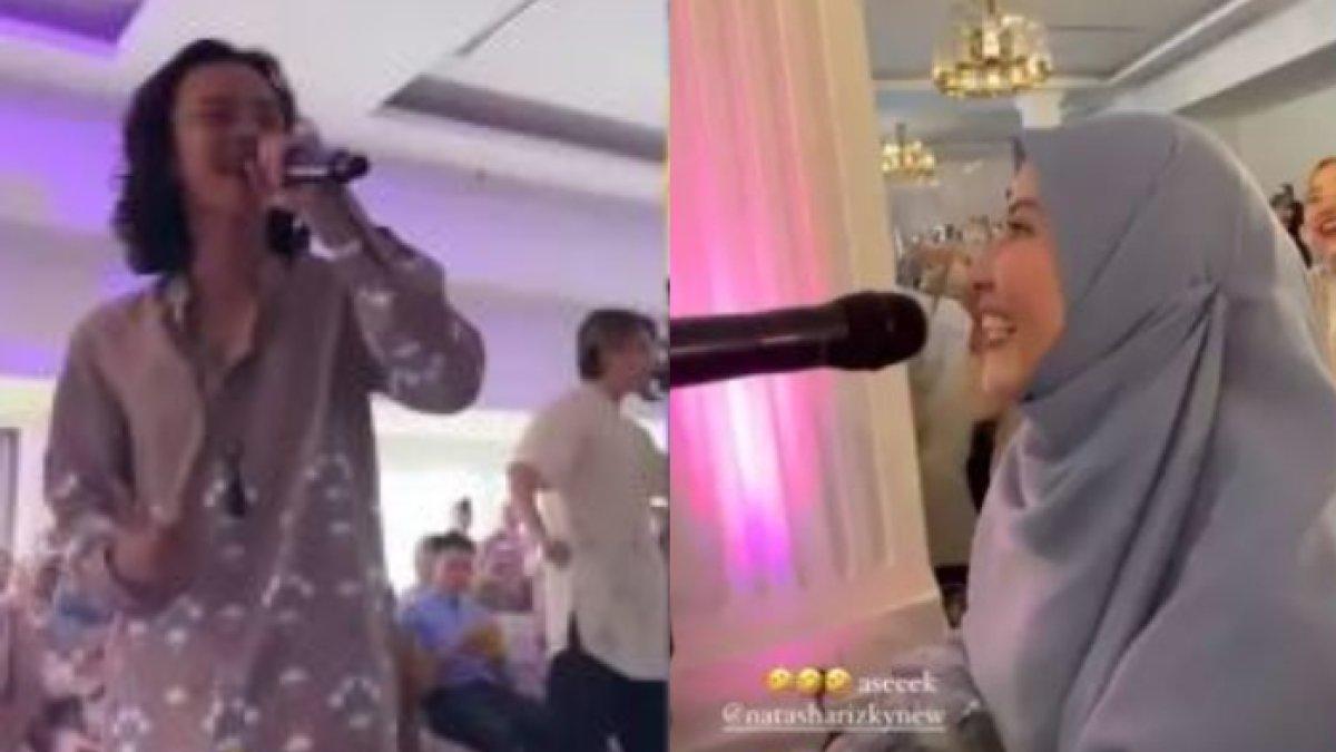 Momen reuni Bisma Karisma dan Natasha Rizky
