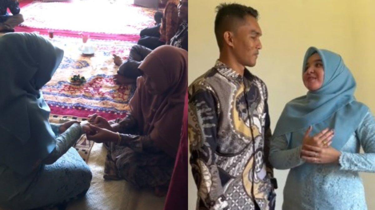 Momen sakral saat lamaran