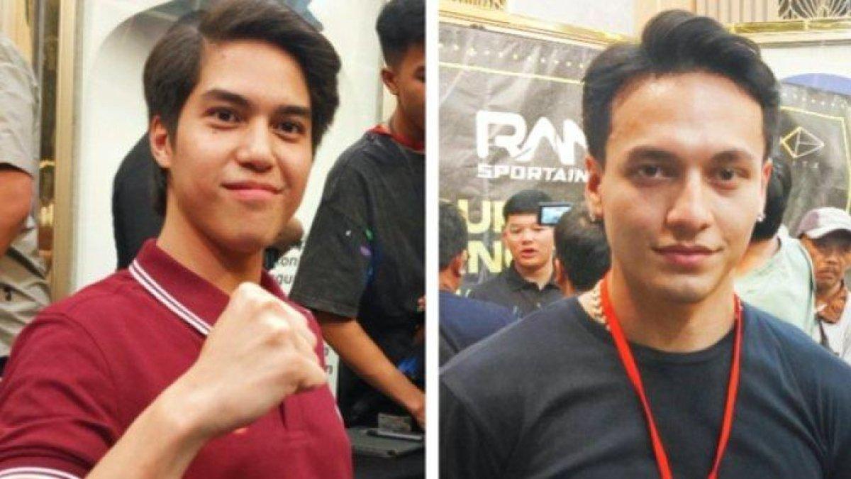 Musisi El Rumi siap bertanding tinju dengan aktor Jefri Nichol. Mereka bertemu saat jumpa pers di Kemenpora, Jalan Gerbang Pemuda, Senayan, Jakarta Pusat, Rabu (18/10/2023). Pertandingan tinju antara El Rumi dan Jefri Nichol digelar di acara Superstar Knockout. Superstar Knockout yang akan menampilkan pertandingan tinju El Rumi dan Jefri Nichol digelar di Mahaka Square, Kelapa Gading, Jakarta Utara, pada 17 November 2023.