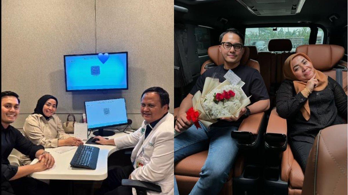 HAMIL - Pengusaha Muzdalifah membagikan momen dirinya bersama suami ke dokter. Mantan istri Nassar tersebut dikabarkan hamil hasil program bayi tabung, Minggu (6/7/2025).