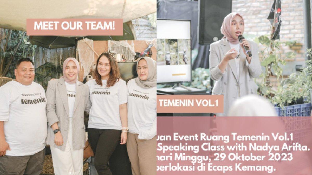 Nadya menjadi founder sekaligus CEO komunitas bernama Temenin