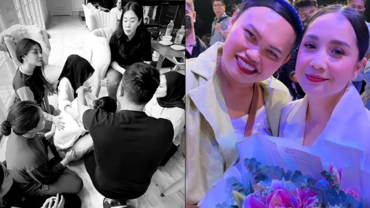 Nagita Slavina memberikan support untuk Wanda.