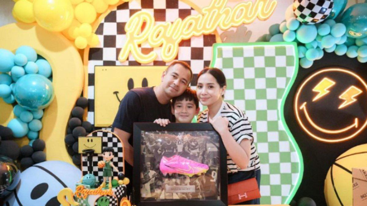 Nagita Slavina membuatkan pesta ulang tahun Rafathar di rumah