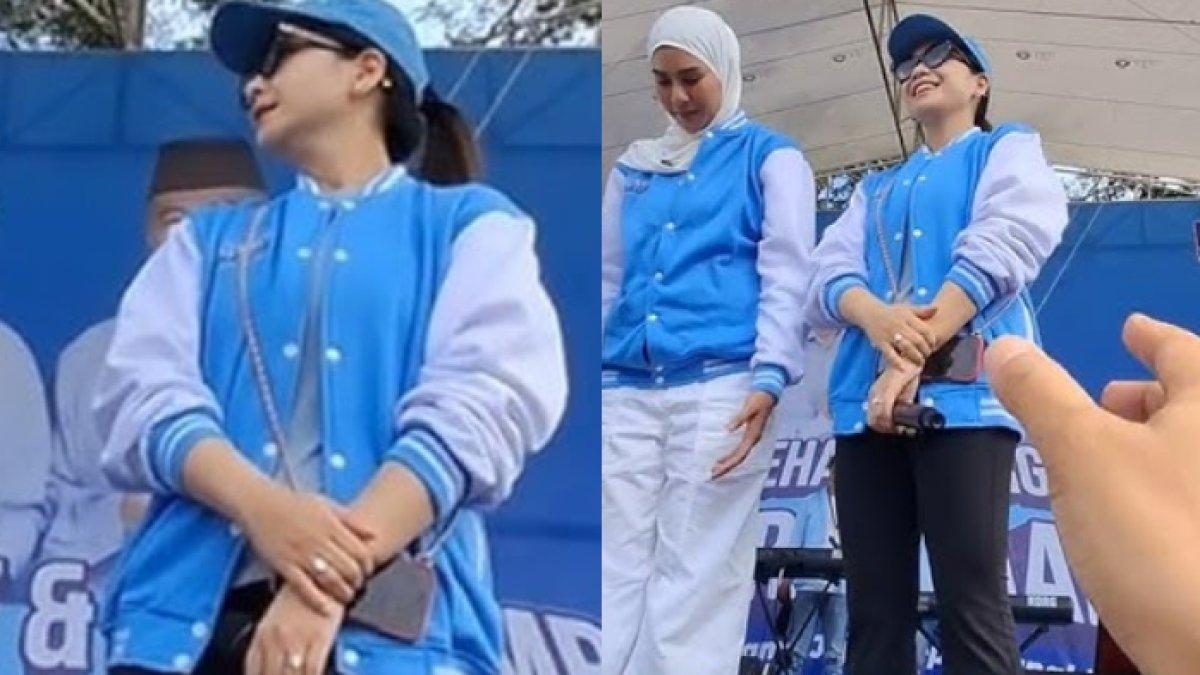NAGITA SLAVINA SOMBONG - Nagita Slavina terekam ogah salami fans