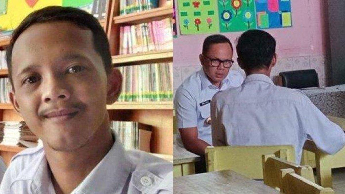 Reza, sosok guru dipecat usai bongkar pungli kepsek.