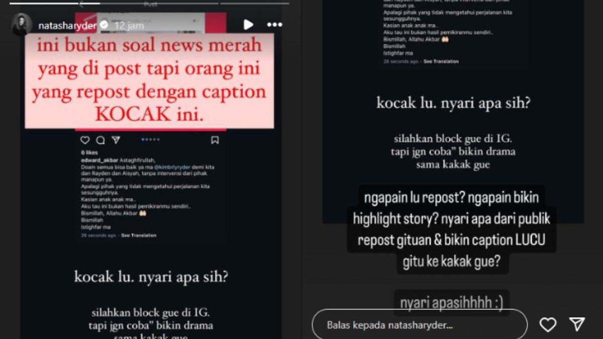 Natasha Ryder Heran dengan Edward Akbar