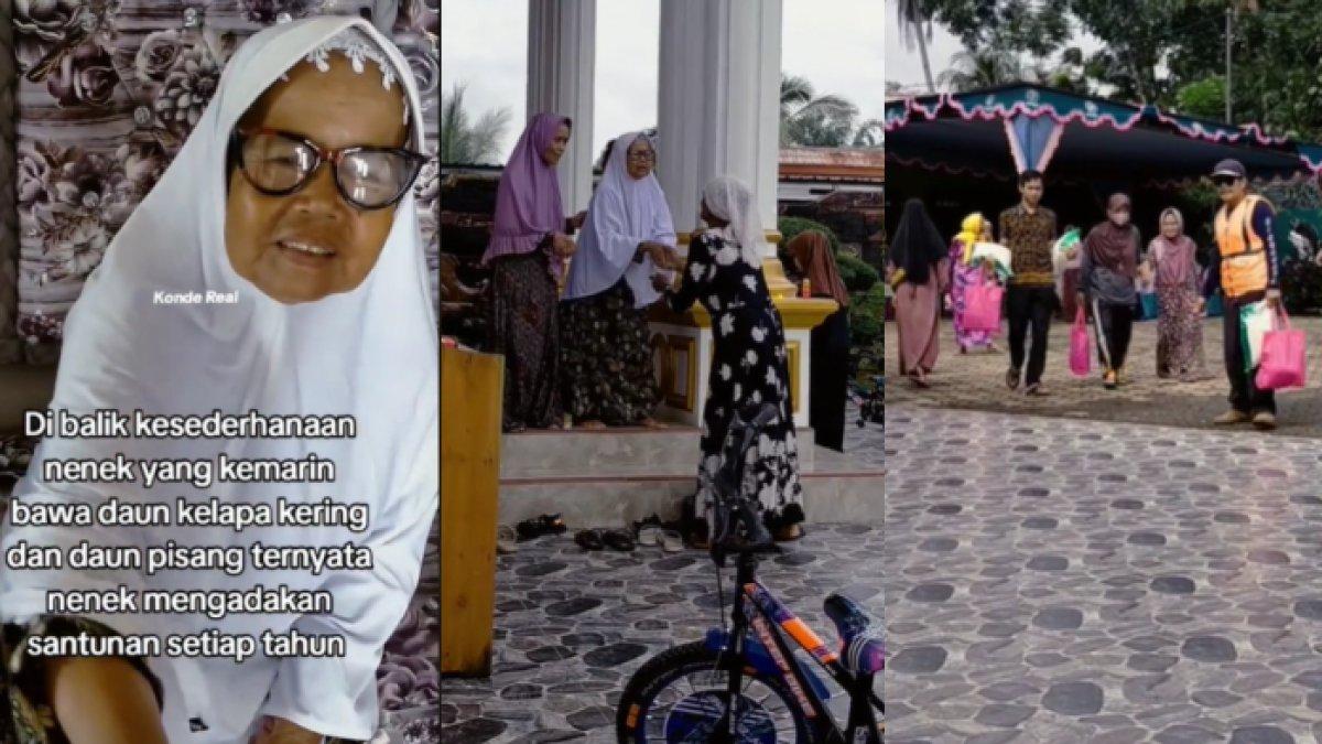 Nenek sultan rutin memberikan santunan pada sekitar 1000 warga saat mendekati Idul Fitri
