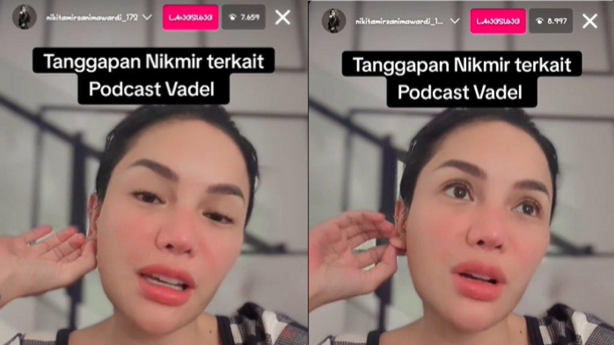 Nikita Mirzani menuding pernyataan Vadel di YouTube Denny Sumargo adalah kebohongan.