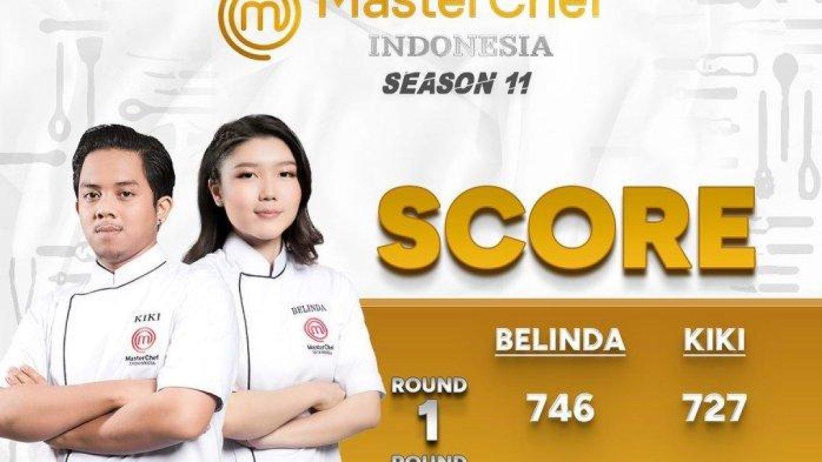 Nilai akhir Belinda dan Kiki dalam Grandfinal MasterChef Indonesia season 11 tahun 2023