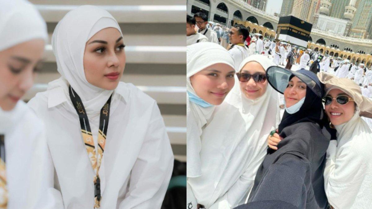 Nisya Ahmad menunaikan ibadah haji ke Tanah Suci.