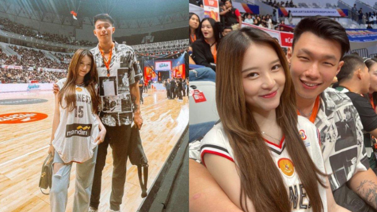 Nita Vior dan Vincent Rivaldi Kosasih kencan nonton pertandingan basket