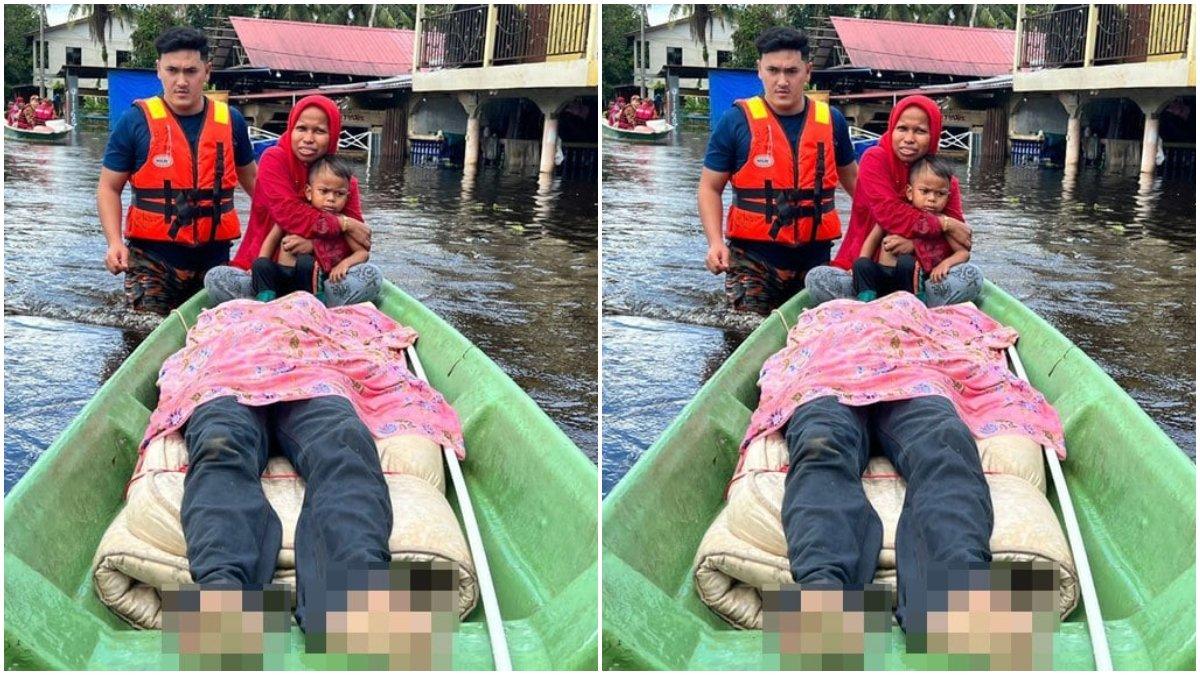 Norzubaila Ramli selamatkan jasad suami yang tewas tenggelam saat banjir sendirian.