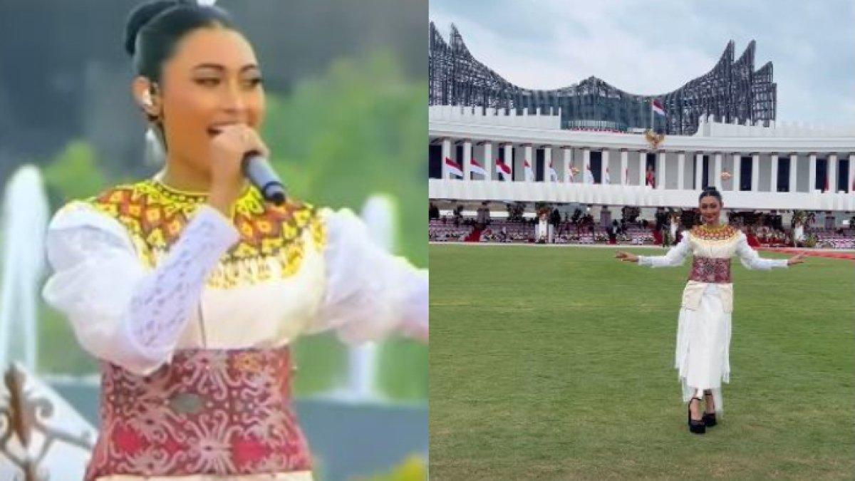 Novia Bachmid jadi pengisi acara di upacara HUT Ke-79 RI di IKN