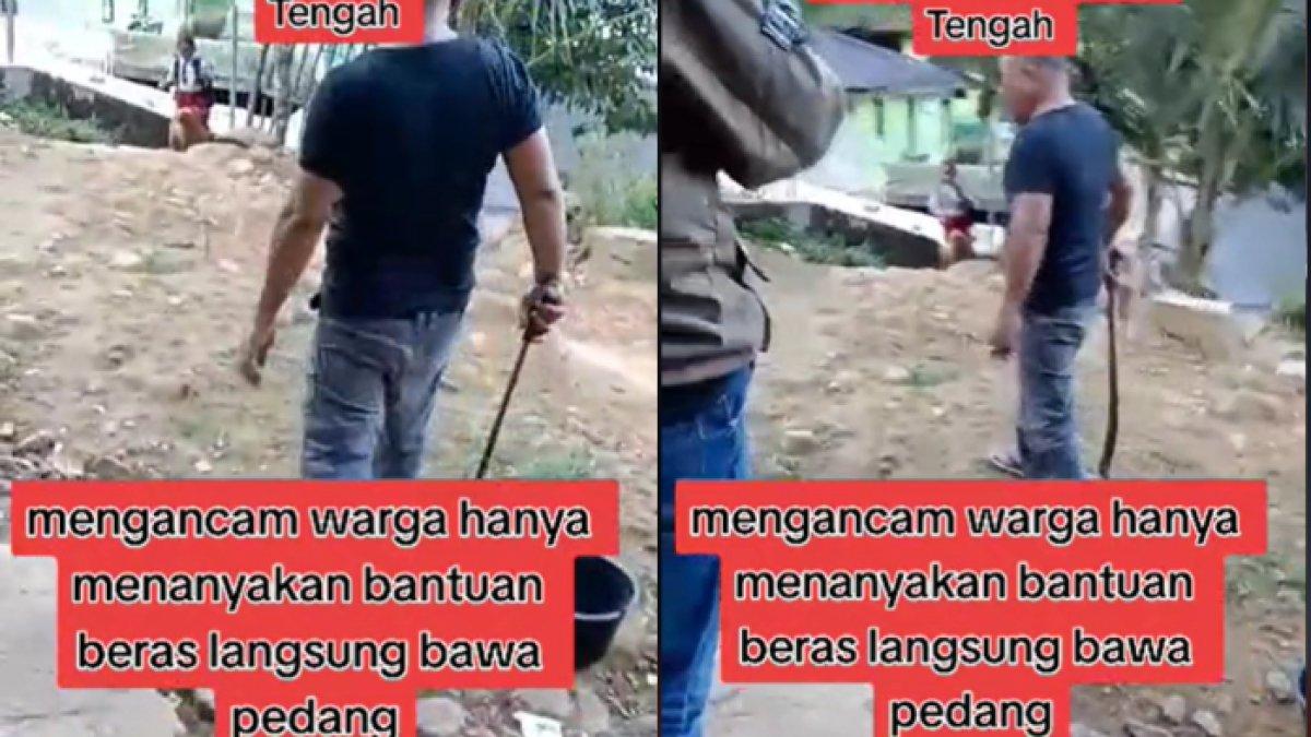 Oknum kades di Tapanuli Tengah ngamuk dan ancam warganya.