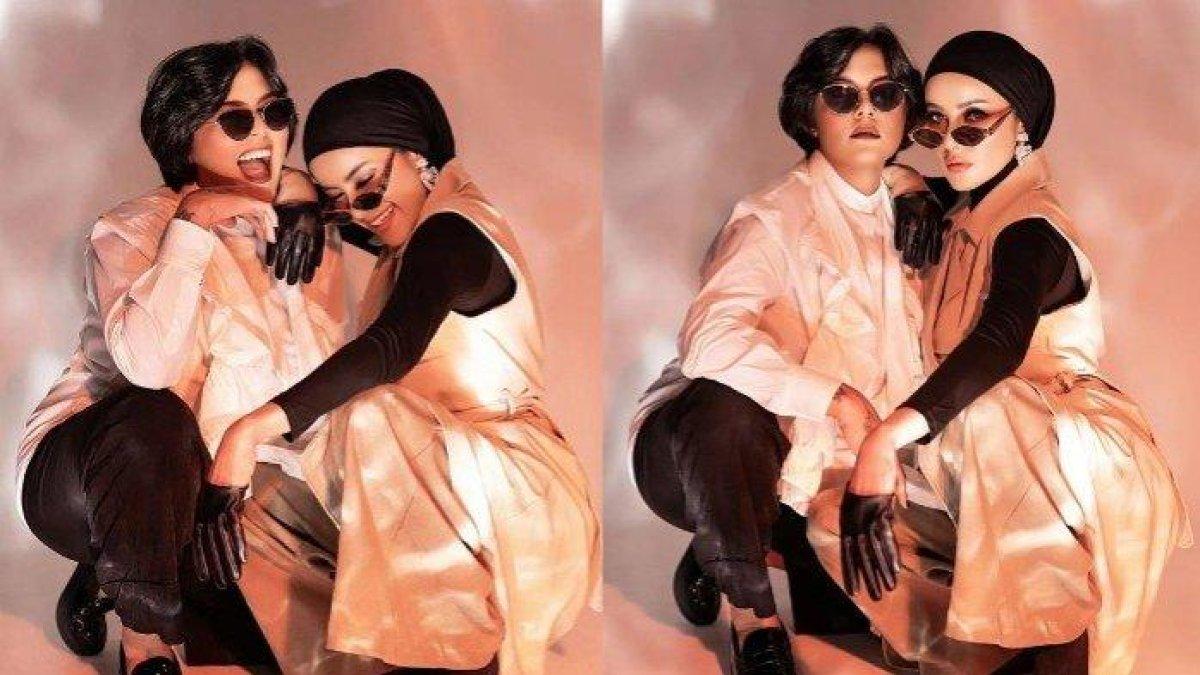 Olla Ramlan dan adiknya Cinta Ramlan