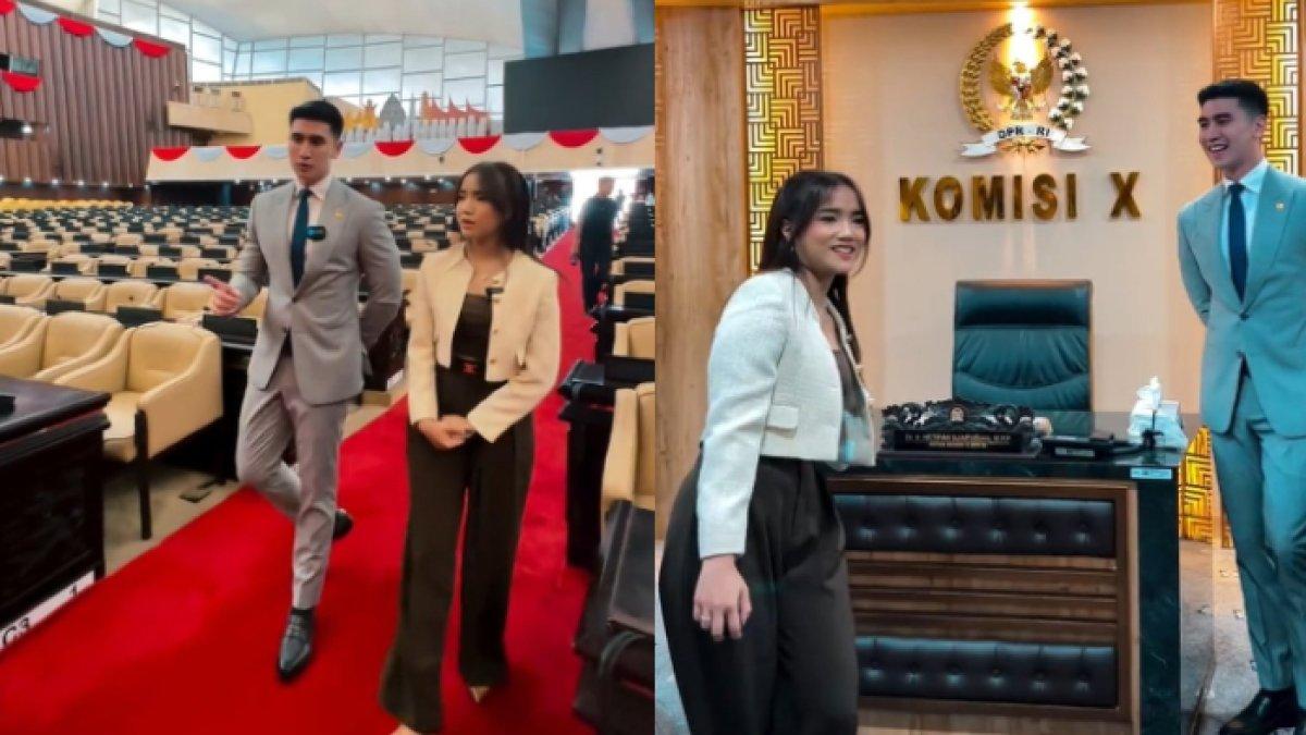 Outfit Fuji saat kunjungi Gedung DPR RI banjir kritik