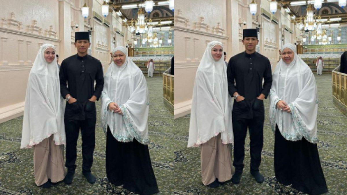 Pangeran Mateen turut mengajak sang ibunda, Mariam Abdul Aziz untuk umroh
