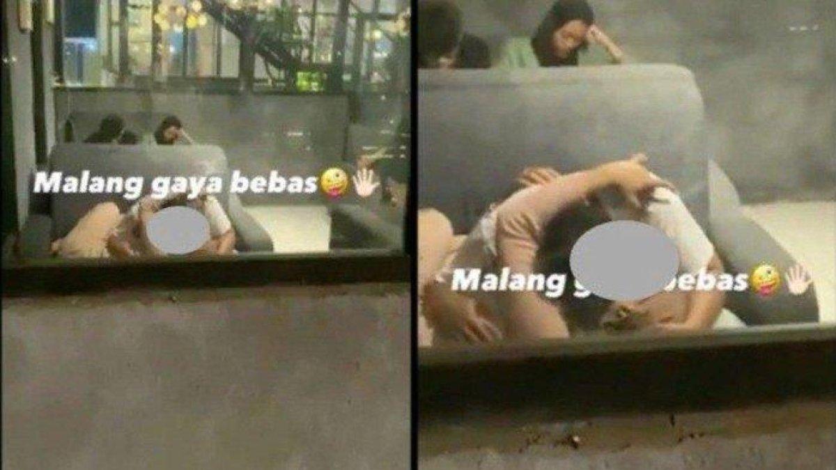Pasangan di Malang mesum di kafe