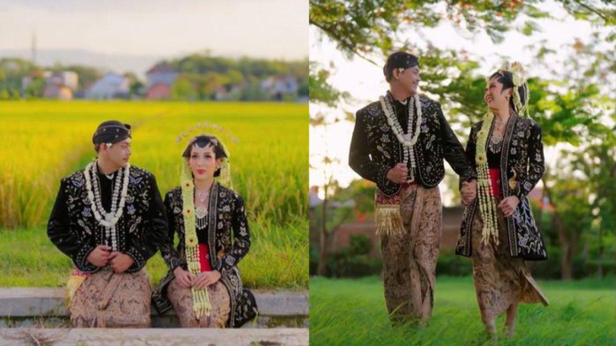 Pasangan ini gagal foto prewedding estetik gegara ada sosok yang selalu muncul di belakang