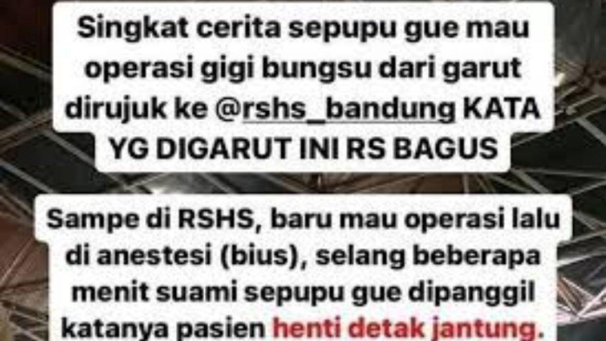 Pasien meninggal usai operasi cabut gigi, diduga kesalahan anestesi