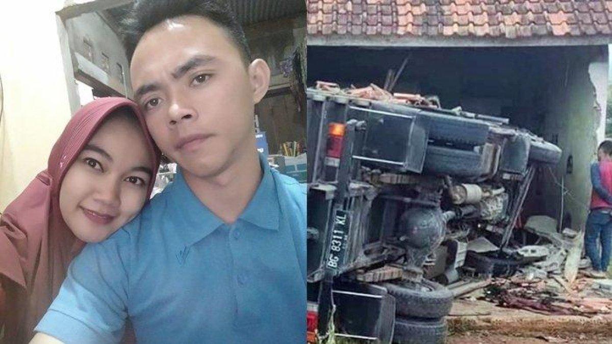 Pasutri tertabrak truk pengangkut minyak ilegal di Banyuasin