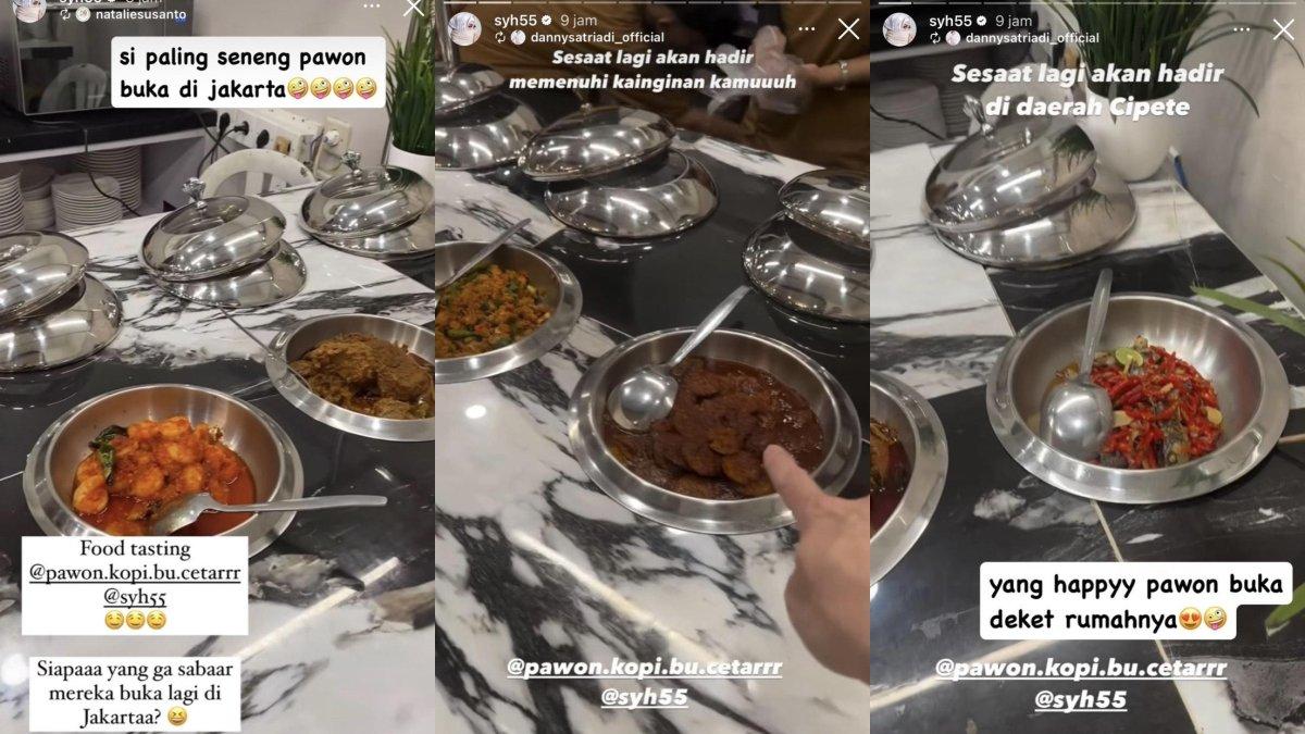 BU CETAR - Pawon Kopi Bu Cetar milik keluarga Syahrini mau buka cabang, dicapture (5/3/2025). Adik Incess yaitu Aisyahrani bagikan kondisi terkini restoran tersebut.