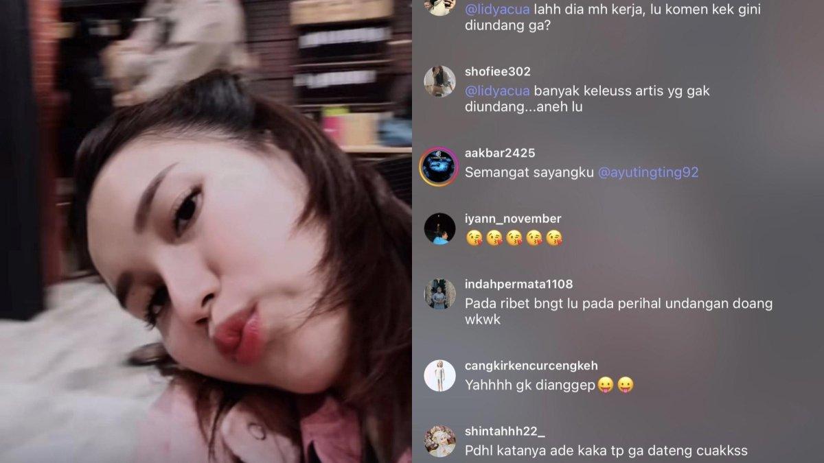 KOLOM KOMENTAR RAMAI - Pedangdut Ayu Ting Ting membagikan stories aktivitasnya saat di lokasi syuting Lapor Pak!, Rabu (7/5/2025) kemarin malam. Ia tuai komentar warganet efek tak hadir ke pernikahan Luna Maya dan Maxime Bouttier.