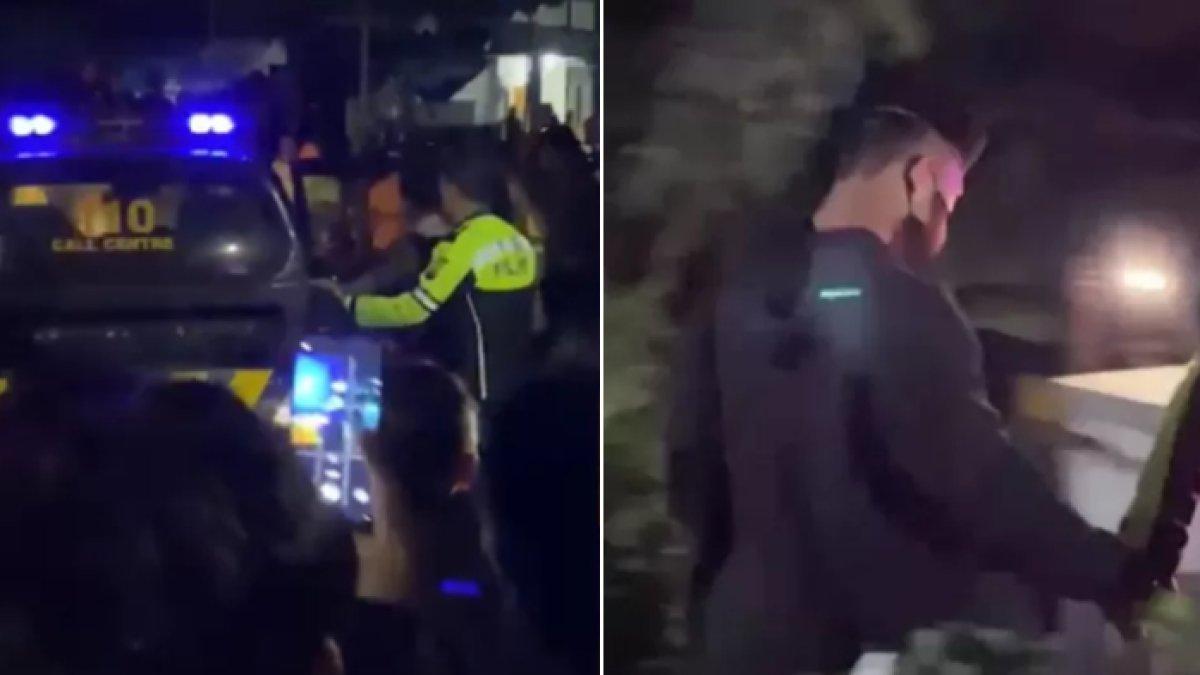 Pelaku pembully siswa di Cilacap dijemput polisi di rumahnya.