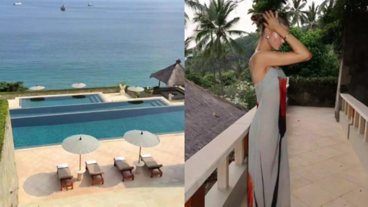 Pemandangan resort mewah tempat Maarten Paes dan Luna Bijl menginap di Bali