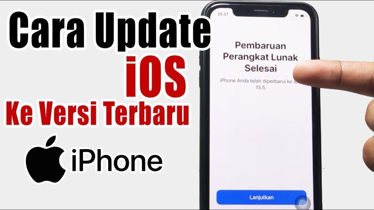 Selalu update perangkat lunak iphone