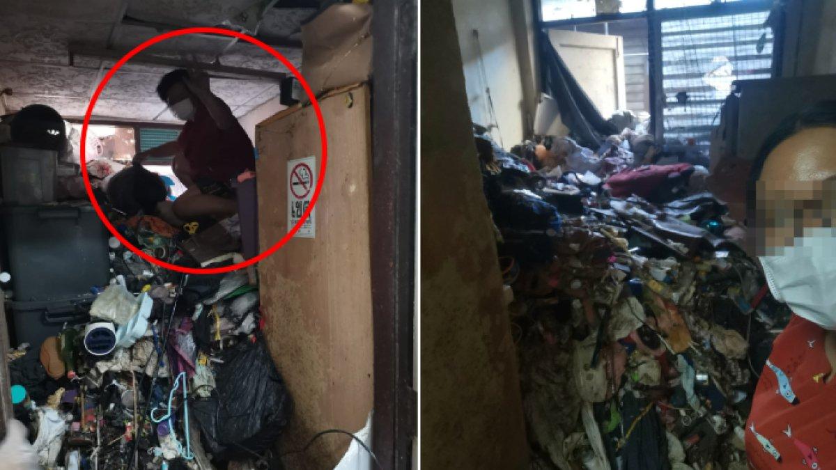 kamar penuh sampah sampai hampir capai langit-langit,pemilik kontrakan syok dengar alasan penyewa