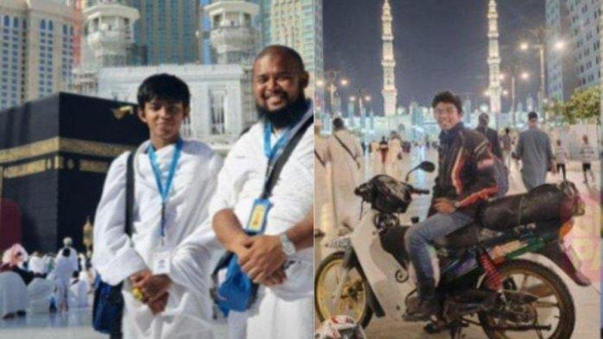 Pemuda di Malaysia berangkat umroh naik motor bebek