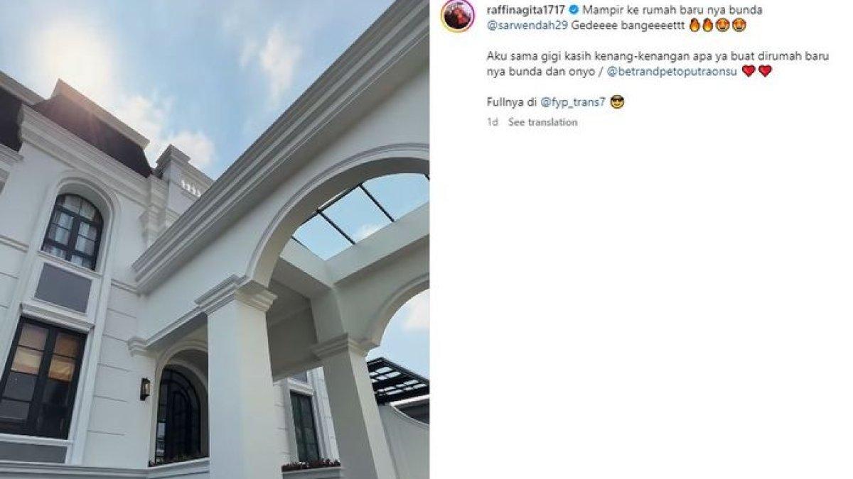 Penampakan rumah Sarwendah