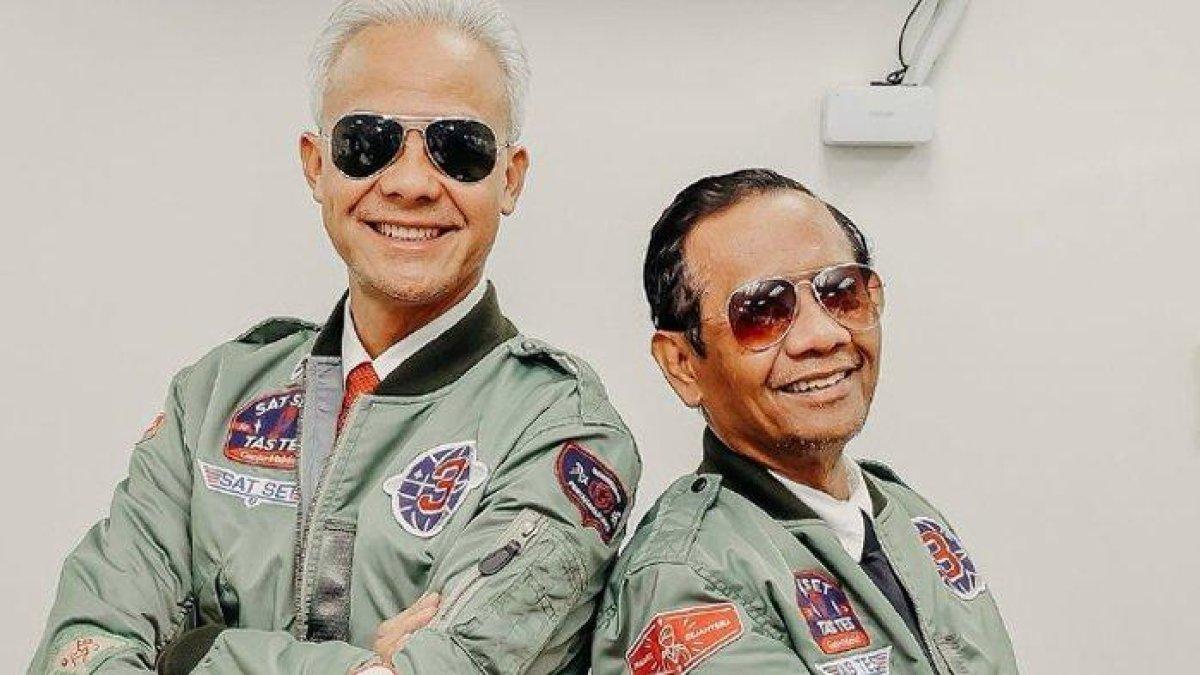 Penampilan Ganjar Pranowo dan Mahfud MD saat debat capres ke 3