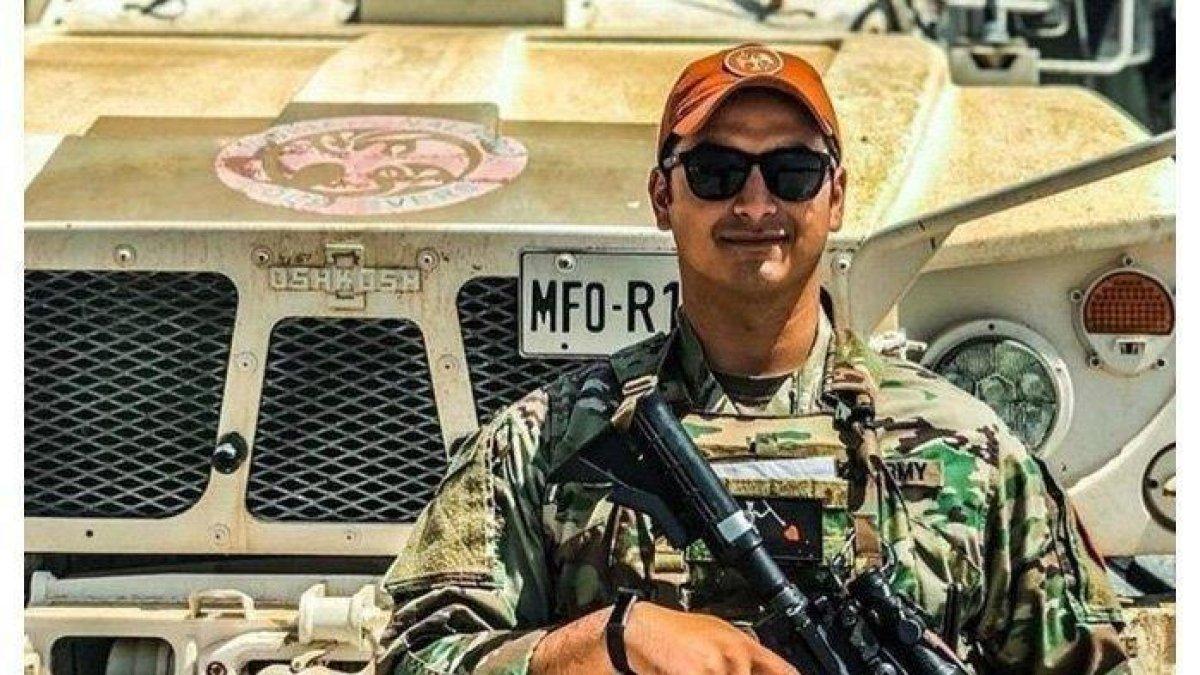 Penampilan Jordan Norkett saat bertugas sebagai tentara di Amerika Serikat