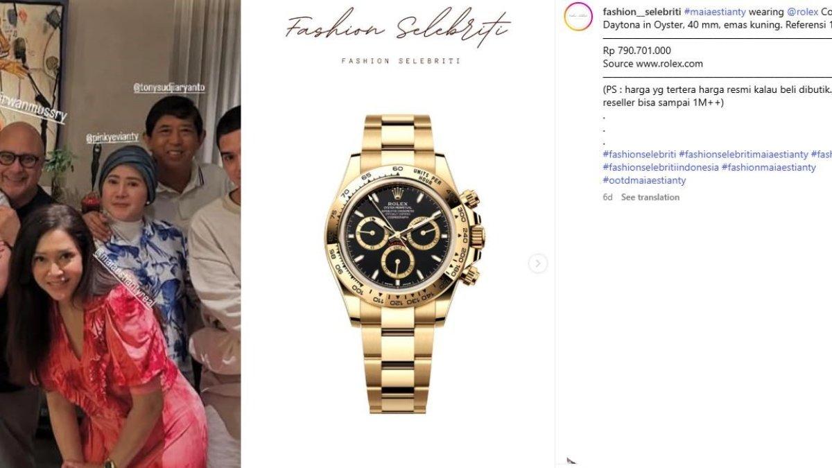 Penampilan Maia Estianty saat kumpul keluarga setelah pernikahan Al Ghazali dan Alyssa.