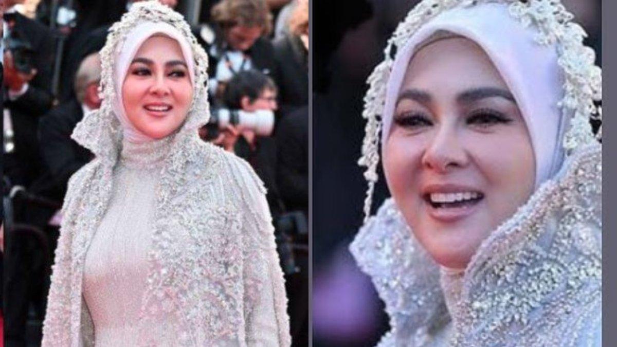 Potret Syahrini Pamer Makan Malam Bareng Angelina Jolie, Wajah Asli