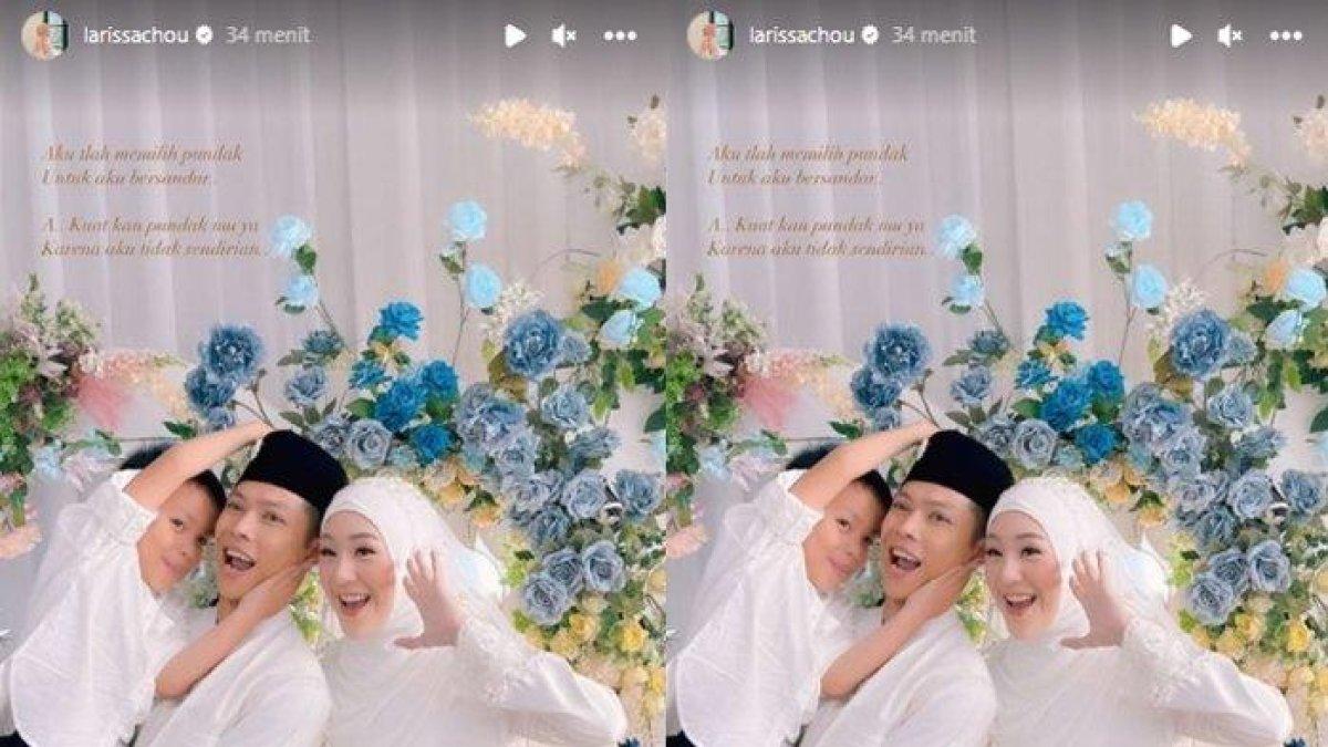 Pengakuan Larissa Chou Setelah Resmi Menikah Dengan Ikram Rosadi 'Jadi Pundak Untuk Bersandar'