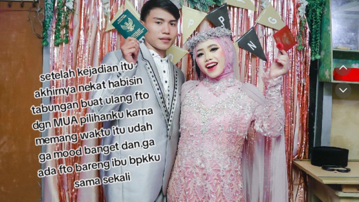 Pengantin akhirnya memakai MUA pilihannya meski harus menghabiskan tabungan